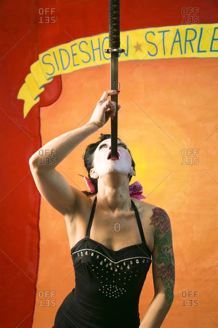 Circus Sword Swallower