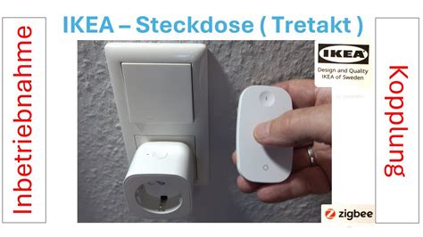 Ikea Fernbedienbare Steckdose (Tretakt ) / Befestigung / Kopplung