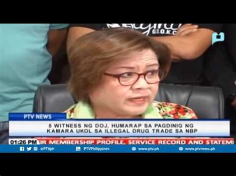 Witness Ng Doj Humarap Sa Pagdinig Ng Kamara Ukol Sa Illegal Drug