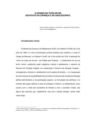 Conselho Tutelar Apostila01 Pdf