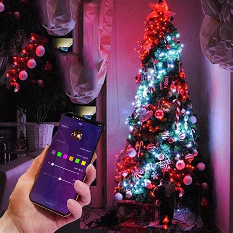 GlowGadget Christmas Magic Lights with Bluetooth App & Remote Control ...