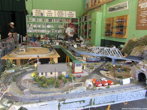 Fillmore, California - Large model train circuit on display at the Day ...