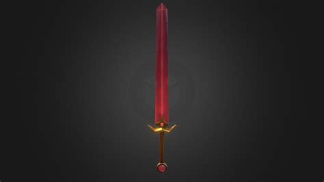 Semi Realistic Crimson Sword 3d Model By Kiger Abf8f63 Sketchfab