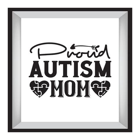 Premium Vector Proud Autism Mom Typography Tshirt Design Tee Print