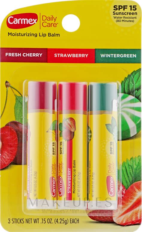 Carmex 3 Pack Sticks Set labial bálsamo 3x4 25 g Makeup es