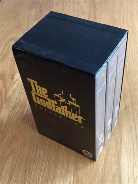 The Godfather Collection Trilogy Box Set Vhs Video Cert