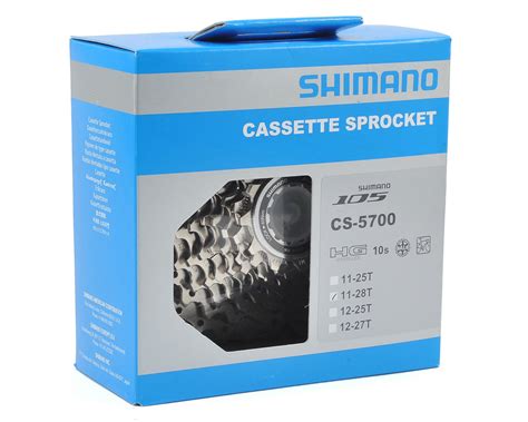 Shimano 105 Cs 5700 Cassette Silver 10 Speed Shimano Hg 11 28t Performance Bicycle