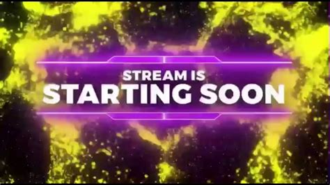 Twitch Starting Soon Screen Aesthetic