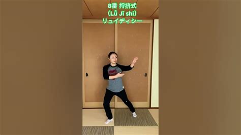 42式太極拳【8番 捋挤式（lǚ Jǐ Shi）リュイヂィシー】太極拳中国チャンピオン劉一丁 Youtube