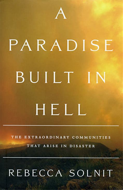 A Paradise Built in Hell | A Working Library