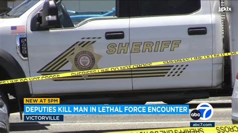 Sheriffs Deputies Shoot Kill Pedestrian Who Was Reportedly Struck By