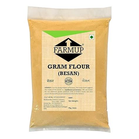 Farmup Gram Flour Chickpeas Flour Chanabesan Atta 400 Gram Amazon