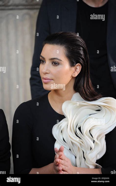 Kim Kardashian And Kanye West Watch The French Designer Stephane