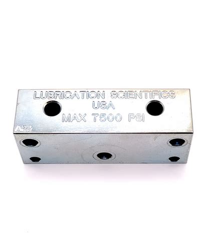 Lubrication Scientifics End Section Lsp Lhp Series Divider Block