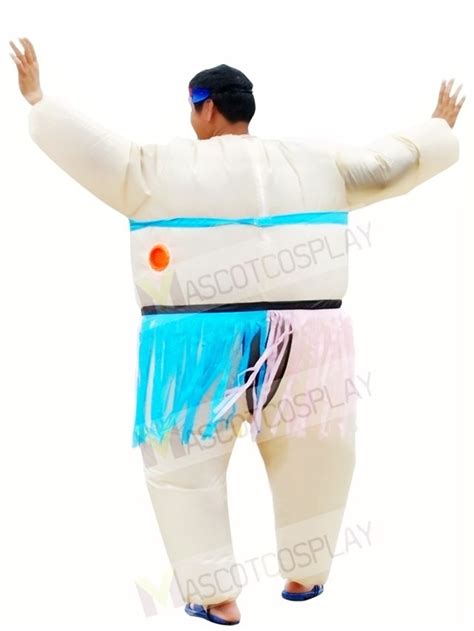 Hawaiian Dance Hula Skirt Inflatable Halloween Christmas Costumes for ...