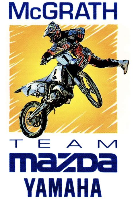 Ktm Yamaha Cartoon N X Games Dirtbikes Mcgrath Comic Book Cover