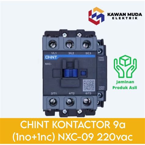 Jual Kontactor Kontaktor Chint A Nxc Koil Vac Shopee Indonesia