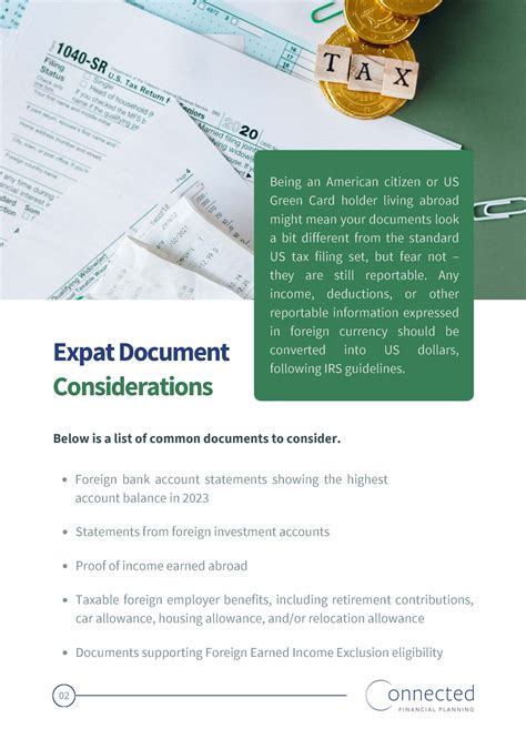 2023 U.S. Expat Tax Organizer