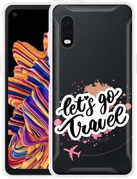 Samsung Galaxy Xcover Pro Hoesje Go Travel The World Designed By Cazy