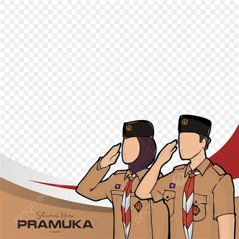 Gambar Bingkai Foto Dan Poster Twibbon Hari Pramuka Indonesia Dengan