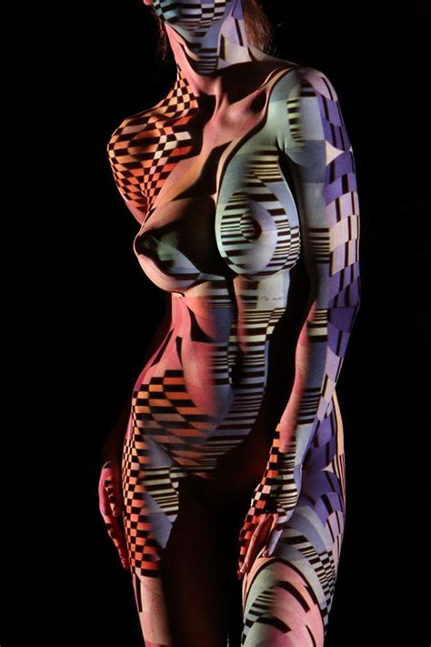 Photographer Dresses Nude Women In Light And Shadows NSFW Bored Panda