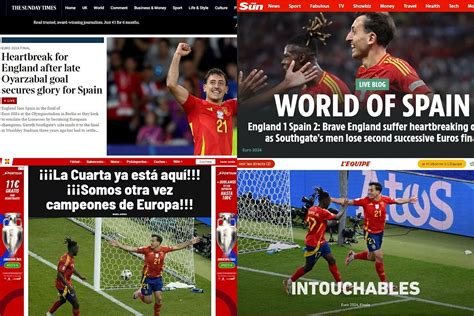 Las reacciones de la prensa en la cuarta Eurocopa de España