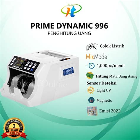 Jual Mesin Penghitung Uang Baru Prime Dynamic Money Counter Hitung