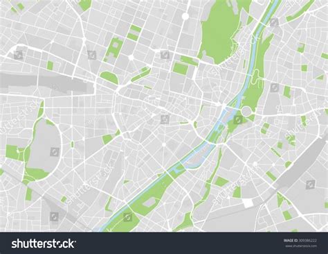 Vector Map City Center Munich Germany Stock Vector (Royalty Free) 309386222 | Shutterstock