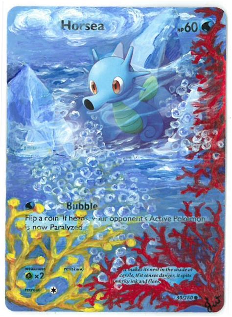 Horsea Pokemon Extended Art