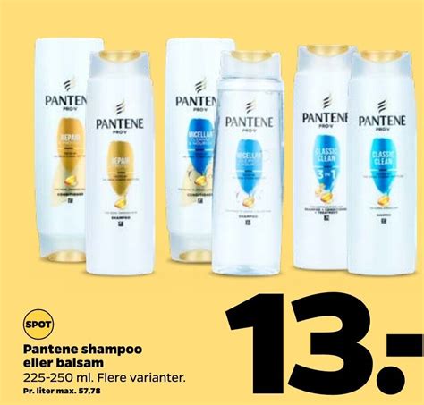 Pantene Shampoo Eller Balsam Tilbud Hos Netto