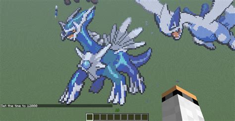 Pokemon and Other Random Pixel Art Minecraft Map