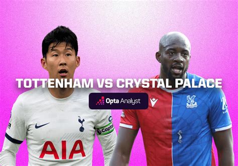 Tottenham Vs Crystal Palace Prediction And Preview Opta Analyst