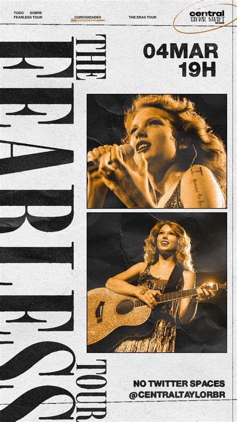 THE FEARLESS TOUR - Curiosidades on Behance