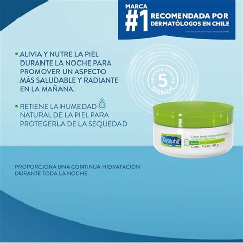 Crema Facial Hidratante Noche Ácido Hialurónico Cetaphil Cuotas