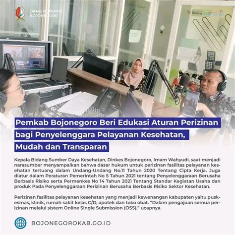 Pemkab Bojonegoro Beri Edukasi Aturan Perizinan Bagi Penyelenggara