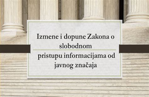 Poziv Za Podr Ku Predlozima Za Unapre Enje Nacrta Zakona O Slobodnom