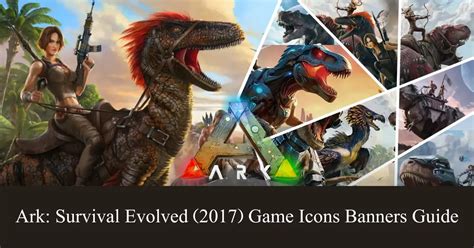 Ark Survival Evolved 2017 Game Icons And Banners Smell Stickers