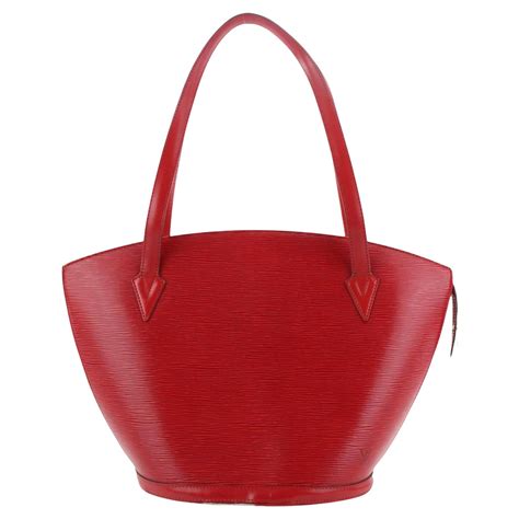 Louis Vuitton Noé Grand modele shoulder bag in red epi leather gold