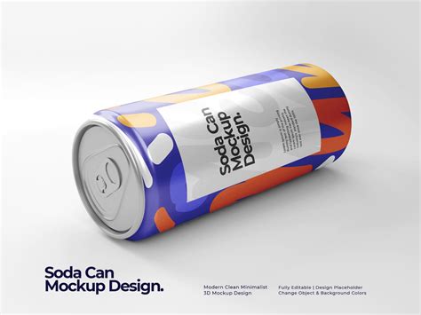 Soda Can Mockup Design by ferdibtk 3D vactory on Dribbble