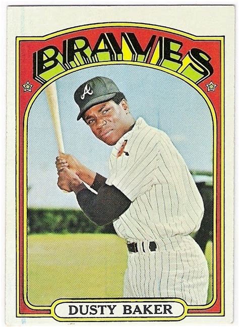 Atlanta Braves #100 Favorite Players from the 1970's: DUSTY BAKER