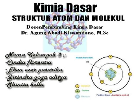 Ppt Ppt Kimia Dasar Struktur Atom Molekul Dan Ion