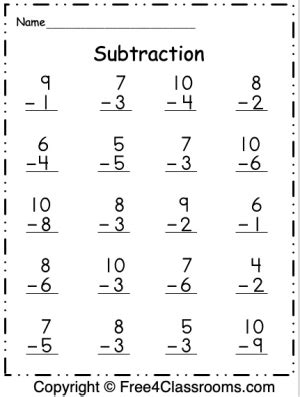 Subtraction Digit Archives Free And No Login Free Classrooms