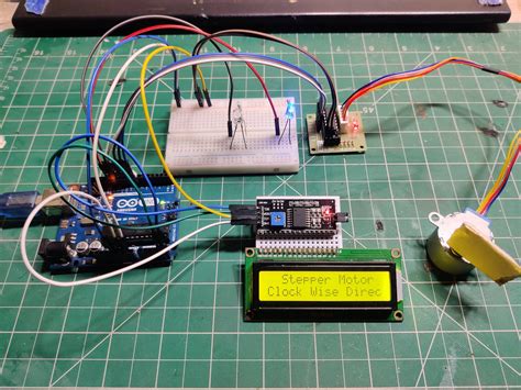 Stepper Motor With Arduino Using ULN 2003 Driver Arduinpo With