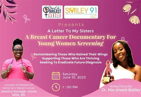 A Letter To My Sisters: A Breast Cancer Documentary For Young Women ...