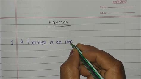 Few Lines On Farmer In English Essay On Farmer For Students Farmer