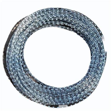 Stainless Steel Chrome Mm Reinforced Concertina Coil Wire Diameter