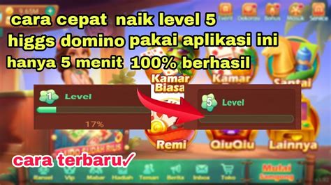 Cara Cepat Naik Level Higgs Domino Pakai Aplikasi Ini Youtube