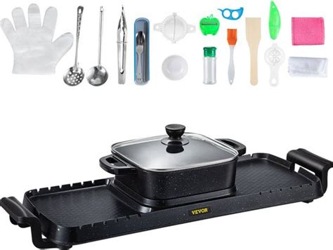 In Bbq Grill Hete Pot W Multifunctionele Elektrische Grill Hot Pot Bol