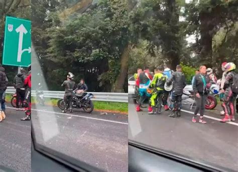 Accidente De Motociclistas En La M Xico Cuernavaca Por Exceso De