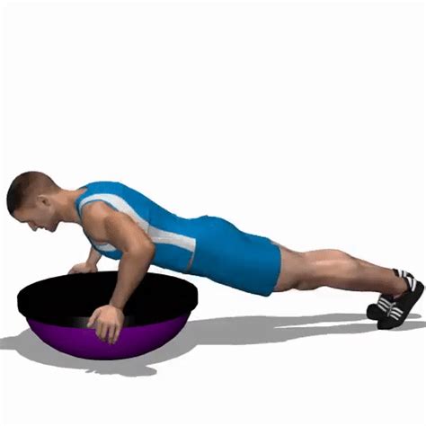 How To Perform Push Up On Bosu Chest Exercies